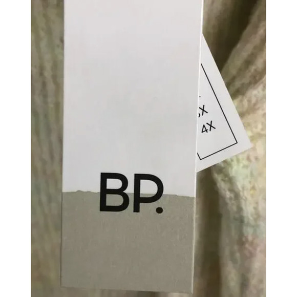 BP. Sweater Womens Large Yellow Pullover Crewneck Soft Knit Wool Blend Cozy - Picture 7 of 10